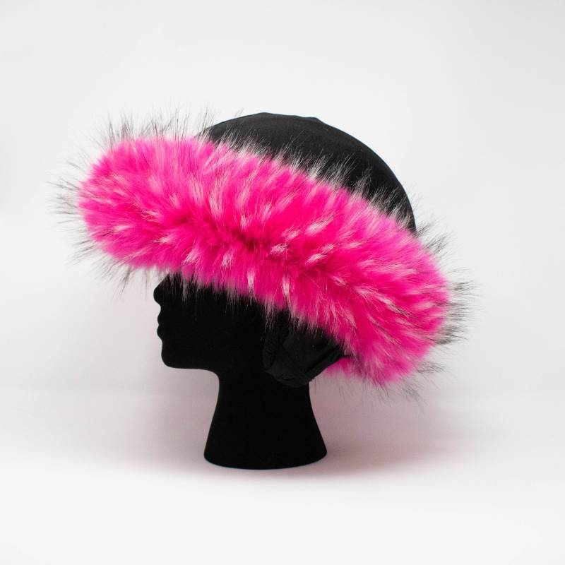 Halo - Crazy Hot Pink Kunstpelz Skihelm Überzug Burrfur Halo - Crazy Hot Pink Kunstpelz Skihelm Überzug Burrfur von burrfur
