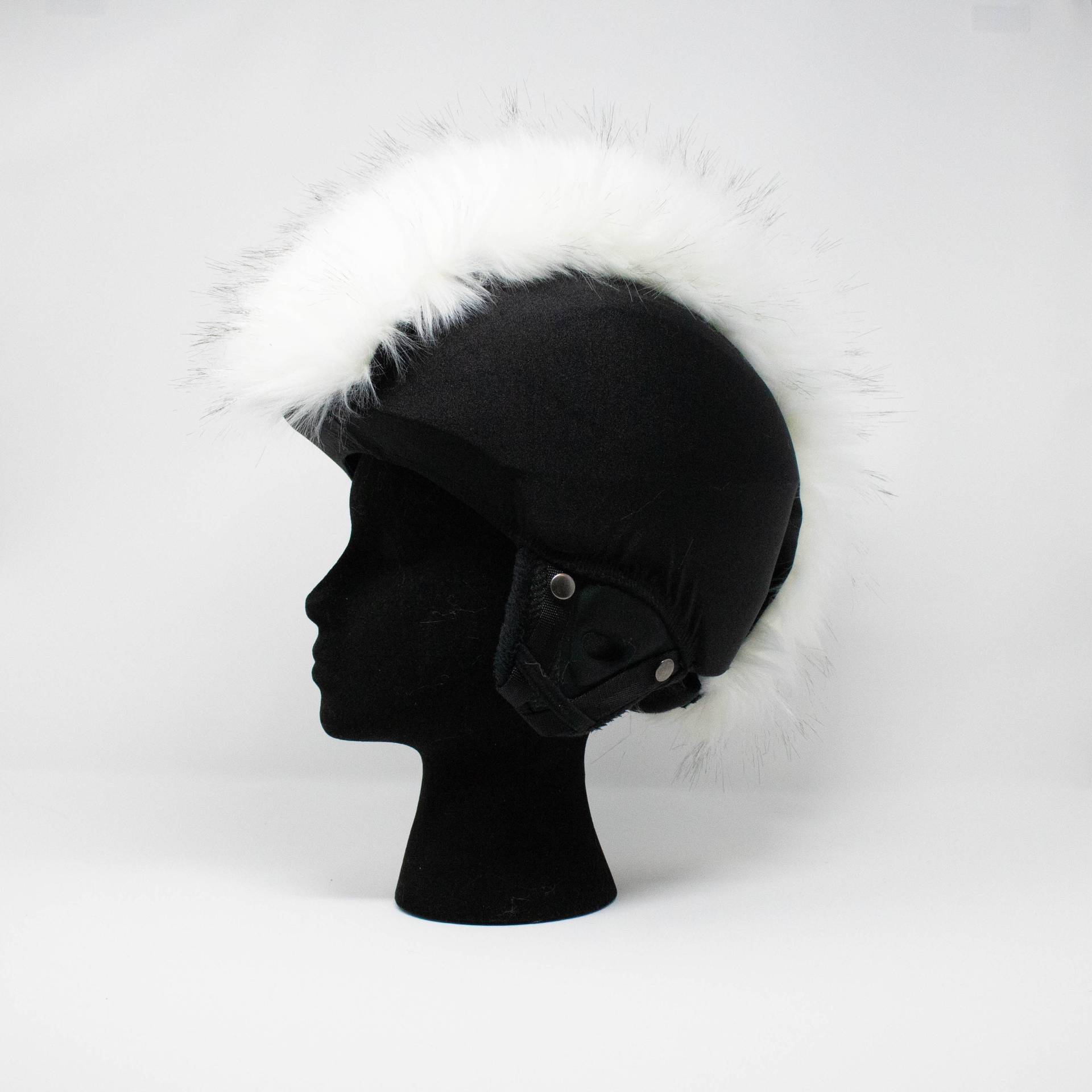 Irokesen-Weiß Kunstpelz Skihelm Überzug Burrfur Irokesen-Weiß Kunstpelz Skihelm Überzug Burrfur von burrfur