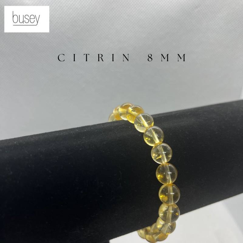 Naturstein Armband Citrin 8mm Geschenk von buseyDE