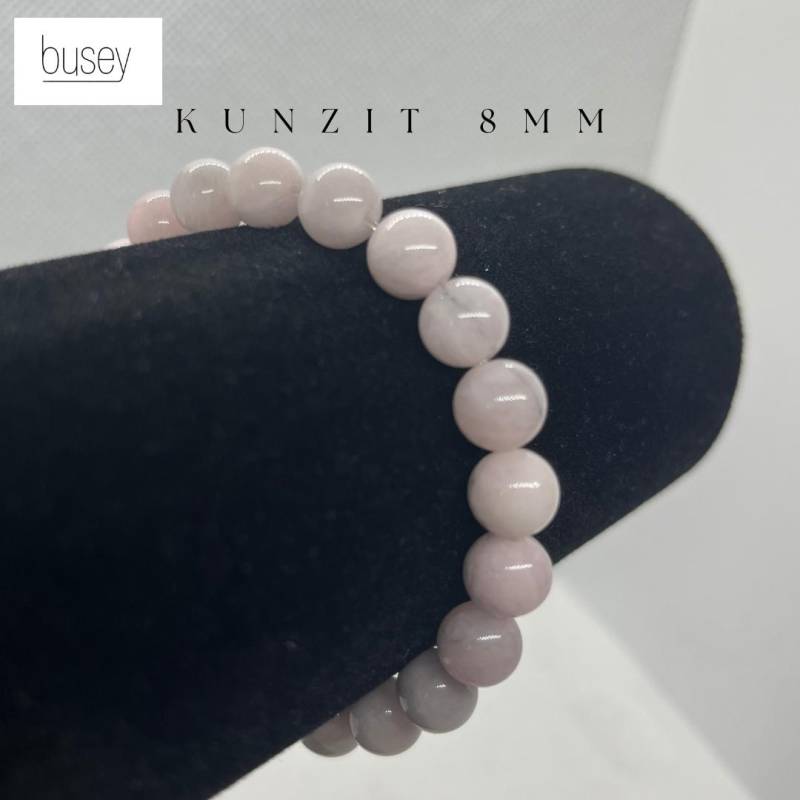 Naturstein Armband Kunzit 8mm Geschenk von buseyDE