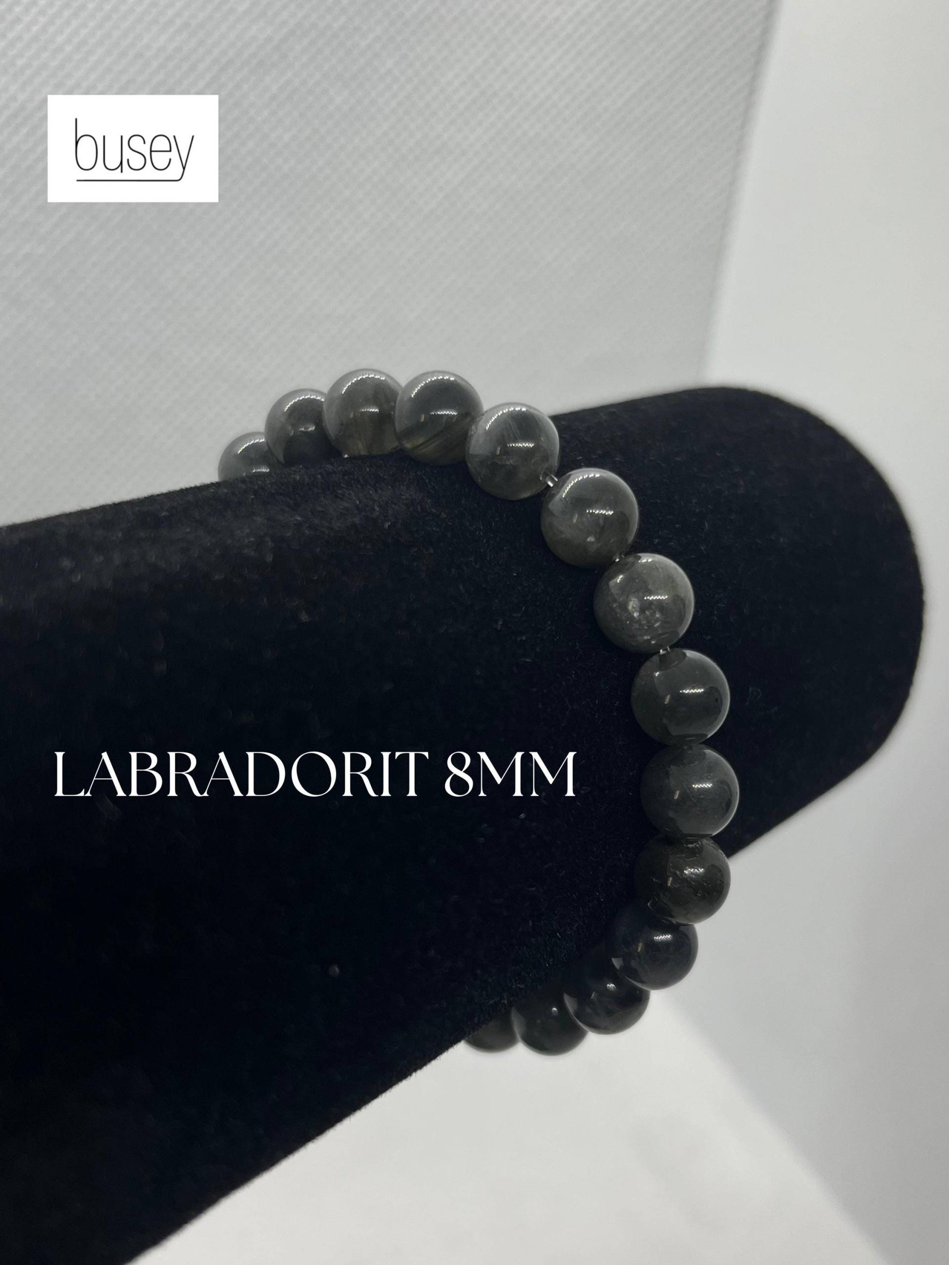 Naturstein Armband Labradorit 8mm Geschenk von buseyDE
