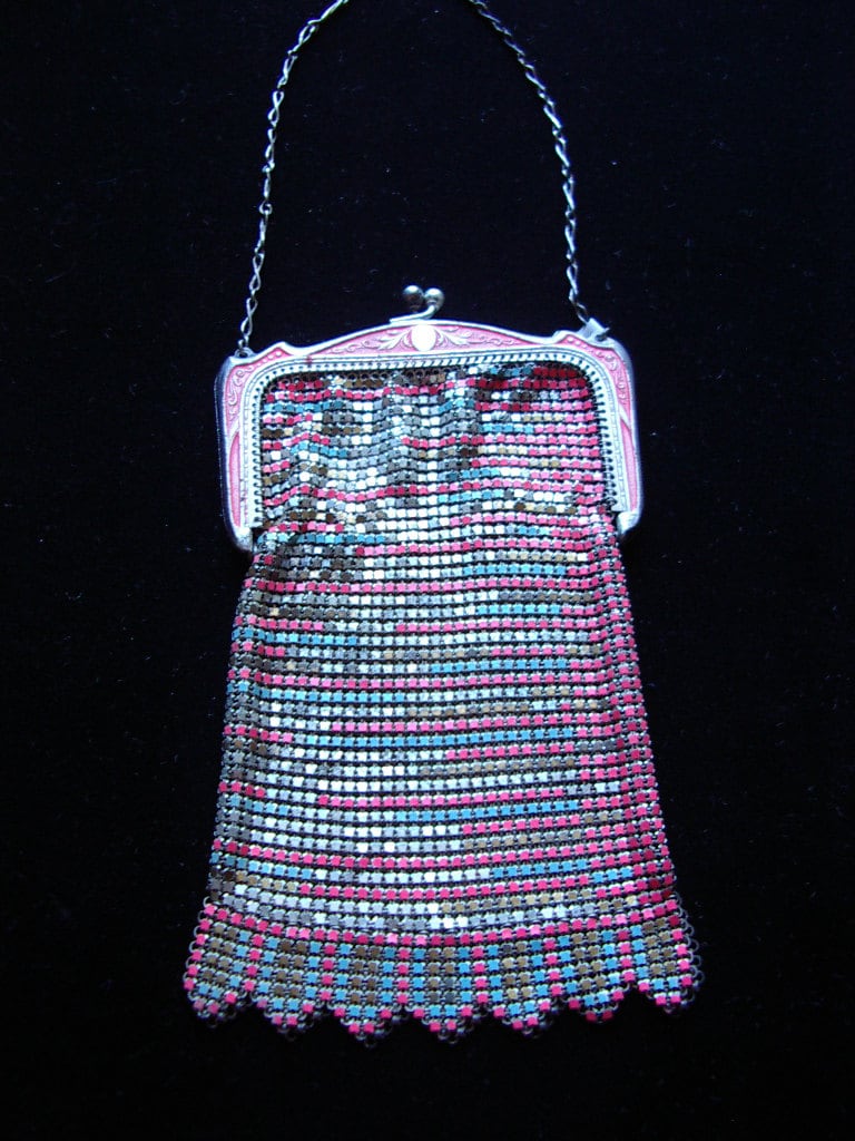 1920Er Jahre Withing Daisy Portemonnaie Aus Mesh Artikel #145 Geldbörse von bushnellfashions