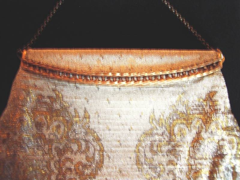 1930Er Jahre Stahl Perlen Barock Rolle Design Abend Geldbörse/Metall Klappenverschluss Artikel # 77 Geldbörsen von bushnellfashions