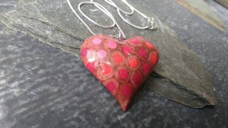 Ausmalstift Herzform Halskette Ausmalstift Herzform Halskette von butnotasweknowit