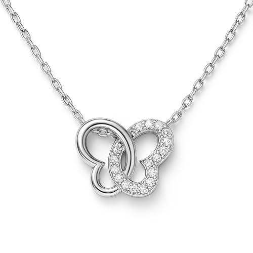 butterfly Kette Aus Sterlingsilber Mit Verstellbarer Länge Und Kinderanhänger von butterfly