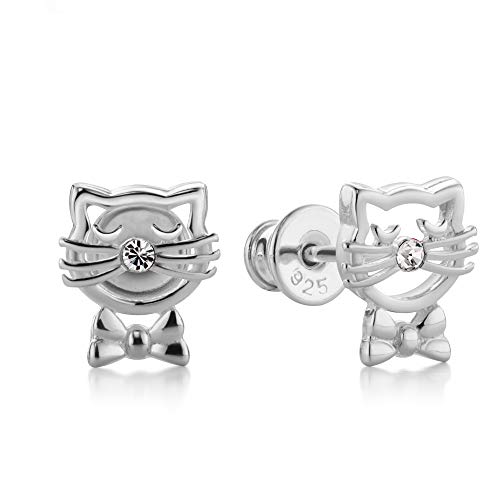 butterfly Mädchen Damenohrringe Sterling-Silber 925 Katze Geschenkverpackung Geschenke von butterfly