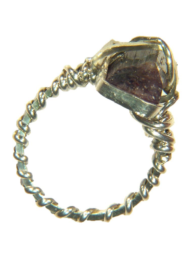 sterling Silber Draht Gewickelt Wassermelonen Turmalin Ring | Größe 4, 5 3498E Be sterling Silber Draht Gewickelt Wassermelonen Turmalin Ring | Größe 4, 5 3498E Be von butw