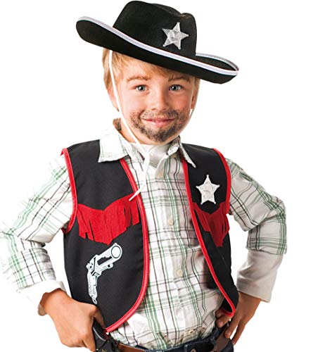 Cowboy Weste Kinder Kostüm Gr 104 von buy'n'get