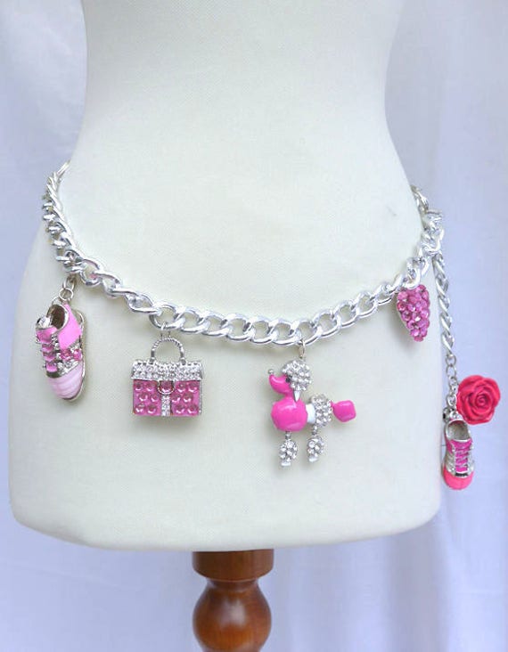 Schockierend Rosa Strass Und Glitter Charme Belli Gürtel. Turnschuhe, Kelly Bag, Pudel Verkrustete Herz. Bling-Geschenk Für Sie Schockierend Rosa Strass Und Glitter Charme Belli Gürtel. Turnschuhe, Kelly Bag, Pudel Verkrustete Herz. Bling-Geschenk Für Sie von buydanusha