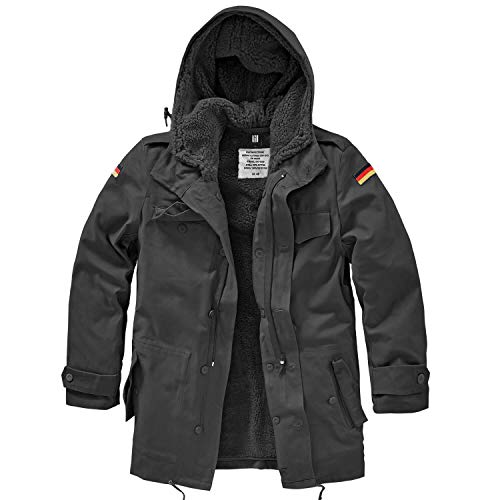 bw-online-shop Bundeswehr Parka mit Futter schwarz - 46 von bw-online-shop