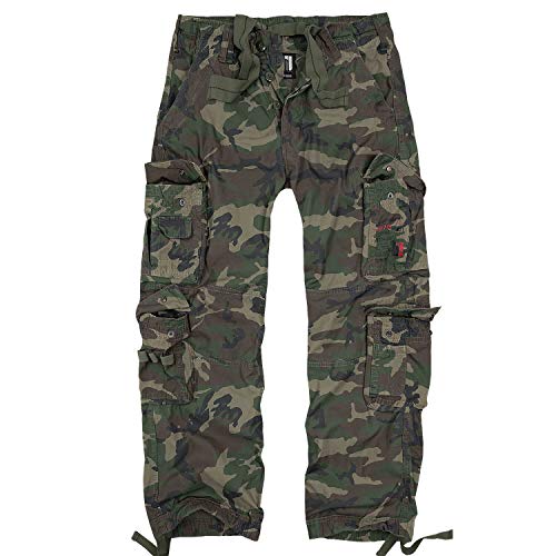 bw-online-shop Squad Vintage Cargohose Woodland - Größe W32/L30 von bw-online-shop