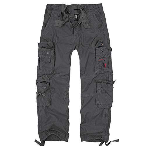 bw-online-shop Squad Vintage Cargohose anthrazit - Größe W34/L32 von bw-online-shop