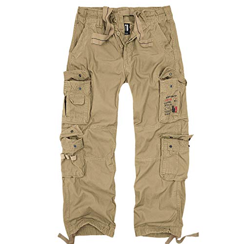 bw-online-shop Squad Vintage Cargohose beige - Größe W30/L32 von bw-online-shop