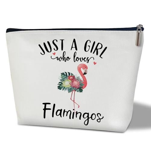 bxtala Flamingo-Make-up-Tasche, Flamingo-Geschenke für Frauen, Geschenk für Flamingo, Züchter, Schwester, Tochter, Mutter, Freunde, Flamingo, multifunktionaler Kulturbeutel, Flamingo-Zubehör, von bxtala