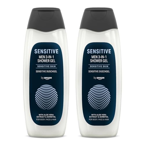 by Amazon Men 3-In-1 Sensitiv Duschgel, 2 x 500ml von by Amazon