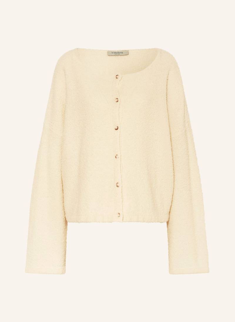 By Aylin Koenig Bouclé-Strickjacke Inéz weiss von by Aylin Koenig