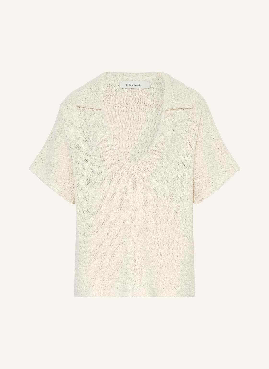 By Aylin Koenig Strick-Poloshirt Melissa weiss von by Aylin Koenig