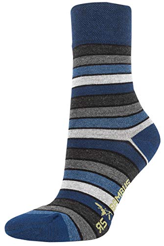 by Riese 6 Paar Bambus Socken Classic Rings Bambussocken Softrand ohne Gummi Damen (35-38) von by Riese