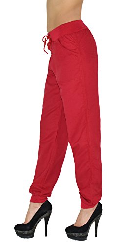 ESRA Damen Hose Leinenhose Pumphose Sommerhose - aktuelle Farben H02 von ESRA