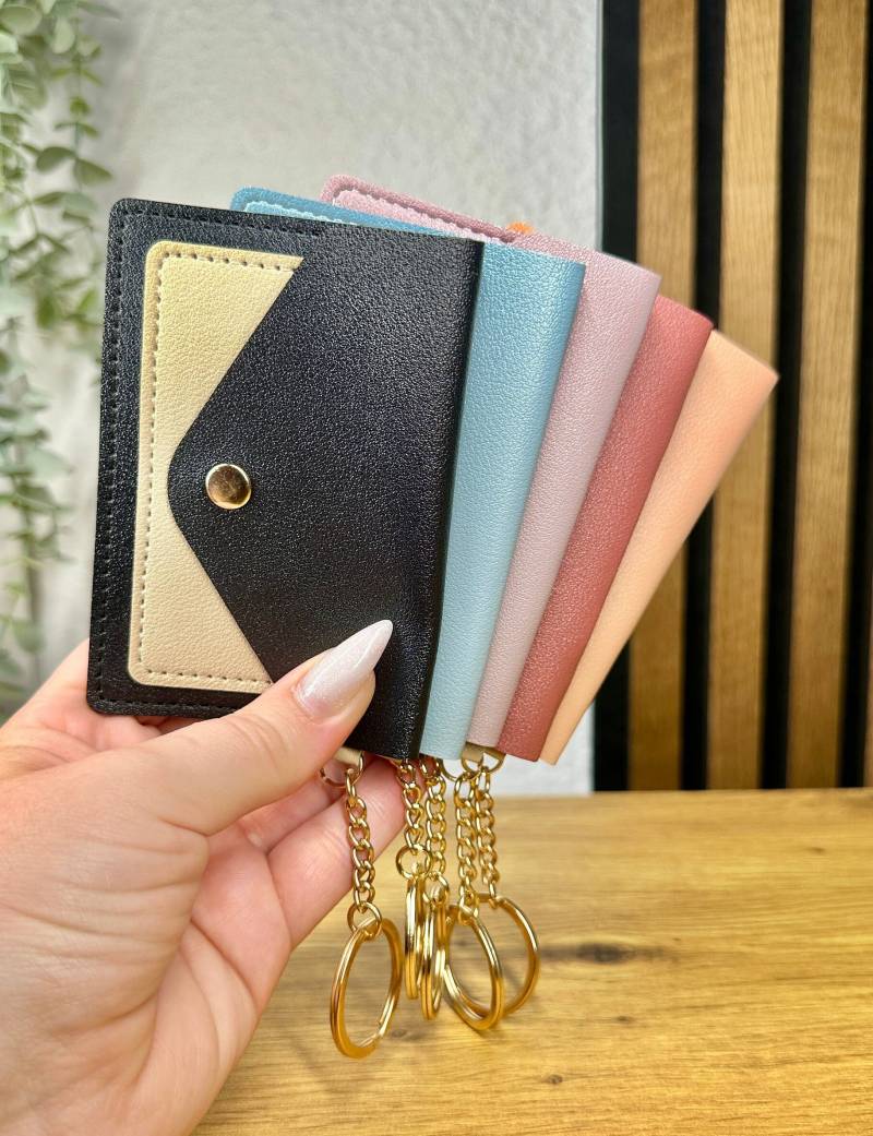 Mini Wallet I Kleiner Geldbeutel Kartenhalter Schlüsselanhänger von byBudgetSan
