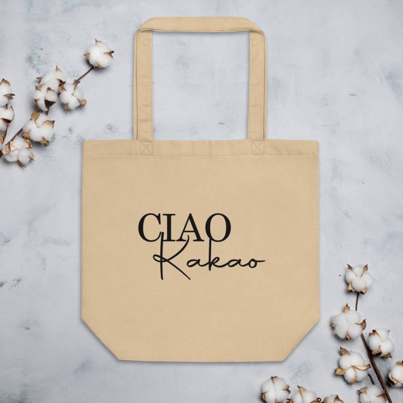 Bio-stoffbeutel "Ciao Kakao" von byCaroolineoo