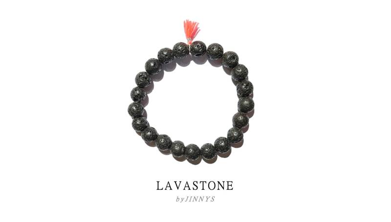 Lavastein Armband Aus Vulkangestein Perlenarmband von byJINNYS