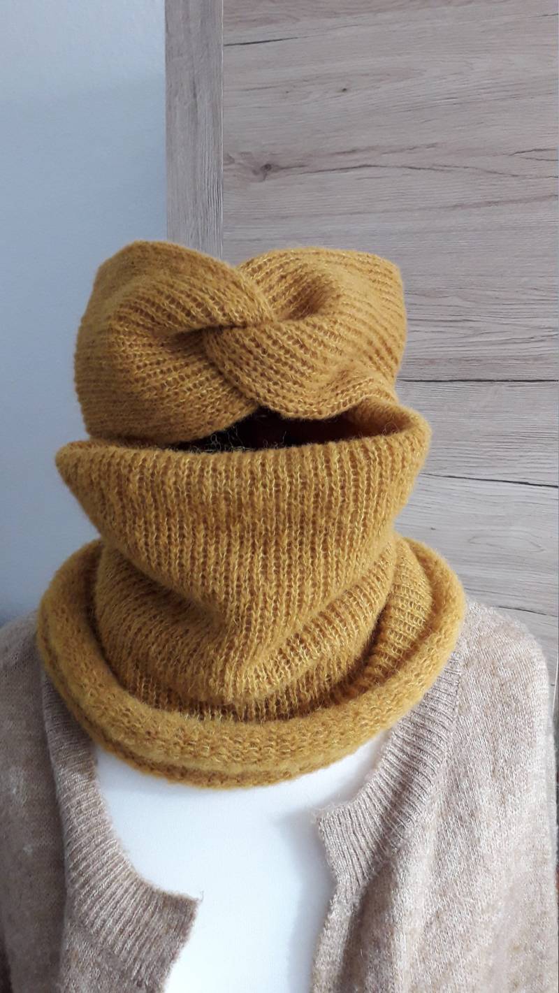 Alpaka Seide Loop Kragen Schal von byKKbaby
