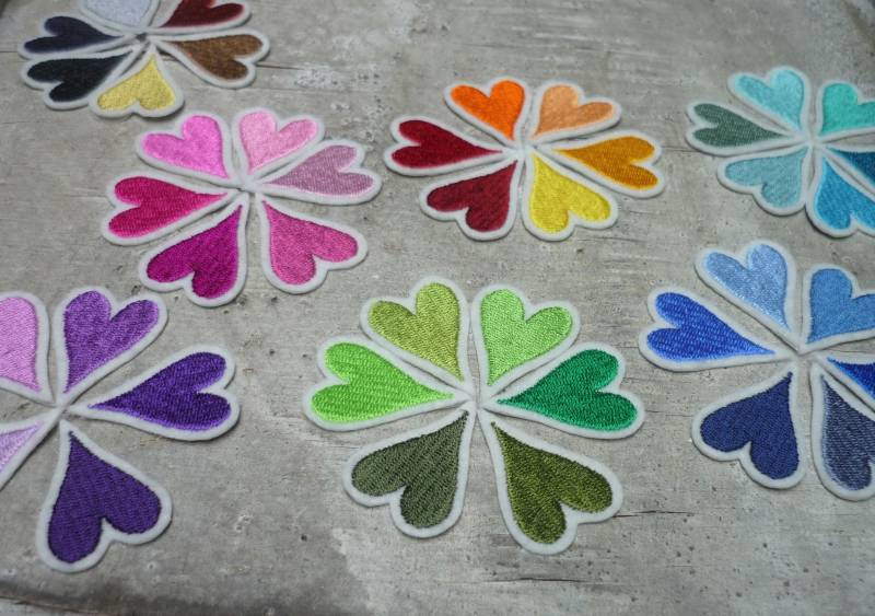 3 Herzen Aufnäher/Applikation Große Farbauswahl Verschiedene Größen Einschulung Schultüte 3 Herzen Aufnäher/Applikation Große Farbauswahl Verschiedene Größen Einschulung Schultüte von byKikkine