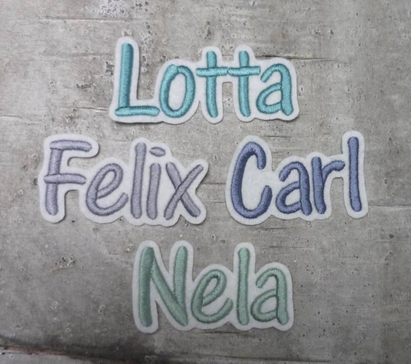 Große Namensapplikation | Schrift 2 Aufnäher/Applikation Auf Weißem Filz Wunschname Farbauswahl Einschulung Schultüte Große Namensapplikation | Schrift 2 Aufnäher/Applikation Auf Weißem Filz Wunschname Farbauswahl Einschulung Schultüte von byKikkine