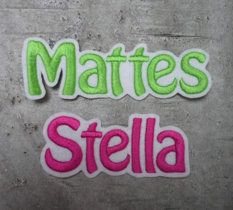 Große Namensapplikation | Schrift 3 Aufnäher/Applikation Auf Weißem Filz Wunschname Farbauswahl Einschulung Schultüte Große Namensapplikation | Schrift 3 Aufnäher/Applikation Auf Weißem Filz Wunschname Farbauswahl Einschulung Schultüte von byKikkine