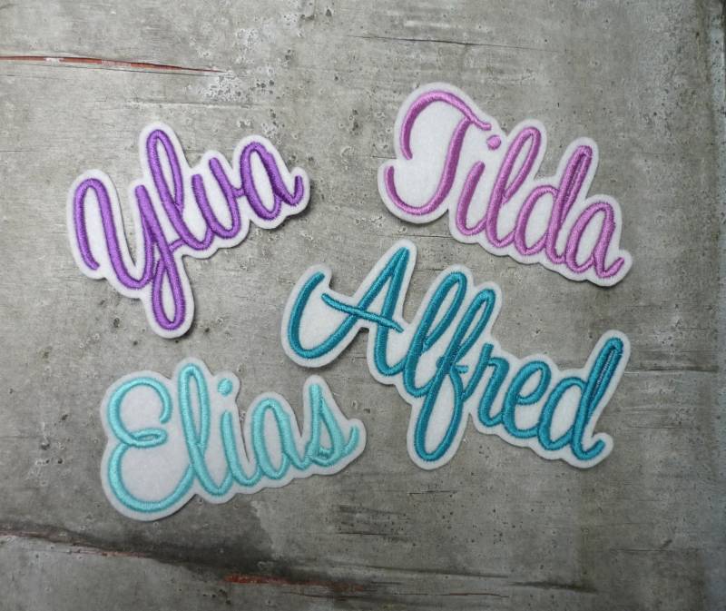 Große Namensapplikation | Schrift 4 Aufnäher/Applikation Auf Weißem Filz Wunschname Farbauswahl Einschulung Schultüte Große Namensapplikation | Schrift 4 Aufnäher/Applikation Auf Weißem Filz Wunschname Farbauswahl Einschulung Schultüte von byKikkine