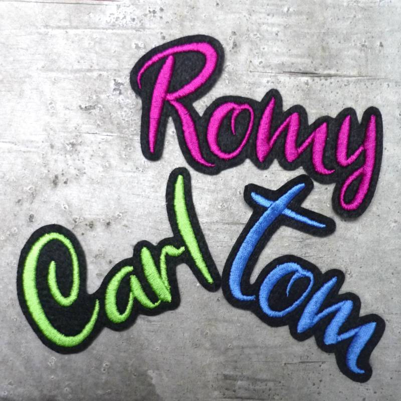 Große Namensapplikation | Schrift 9 Aufnäher/Applikation Auf Schwarzem Filz Wunschname Farbauswahl Einschulung Schultüte Große Namensapplikation | Schrift 9 Aufnäher/Applikation Auf Schwarzem Filz Wunschname Farbauswahl Einschulung Schultüte von byKikkine