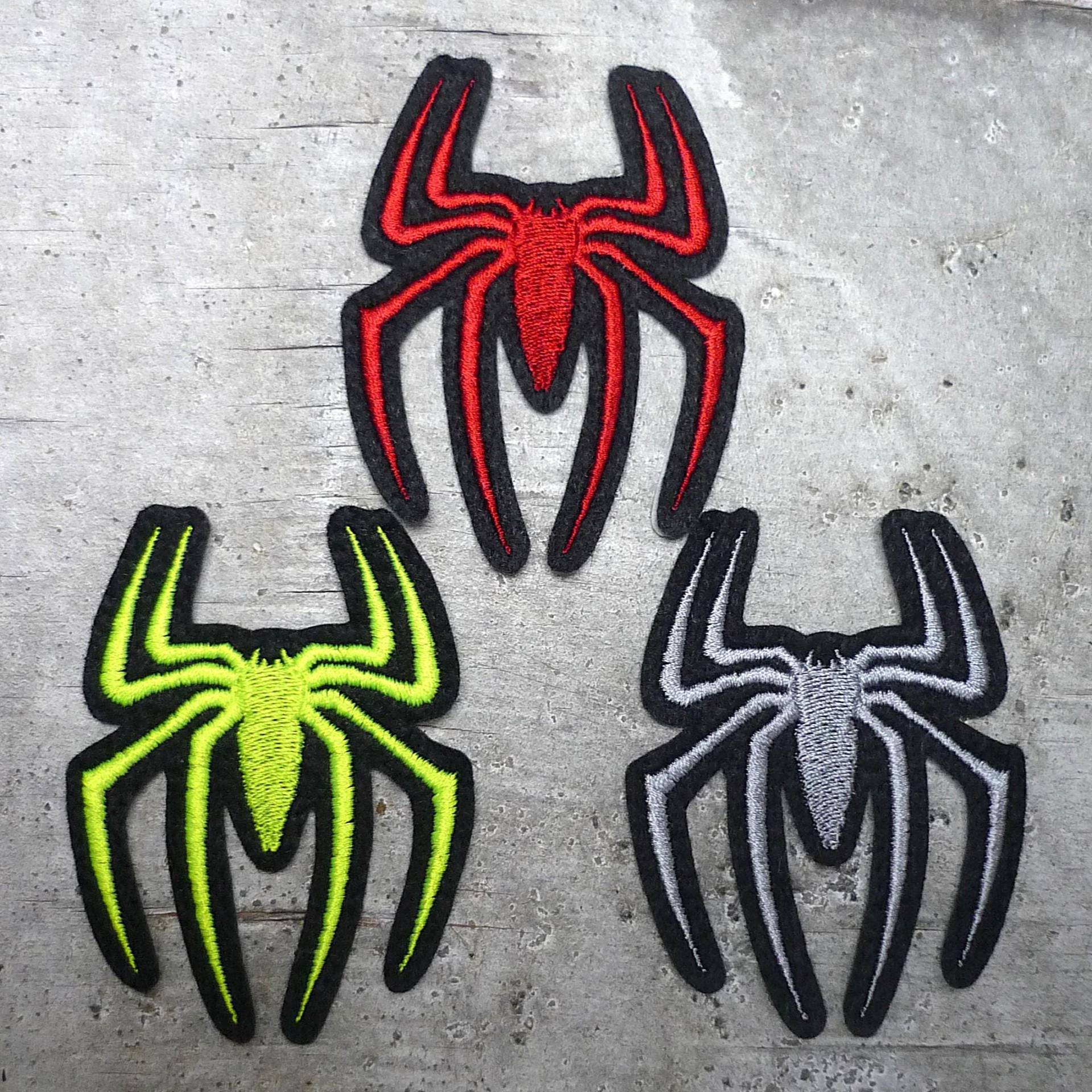 Spinne Aufnäher/Applikation 4 Größen Farbauswahl Einschulung Schultüte von byKikkine