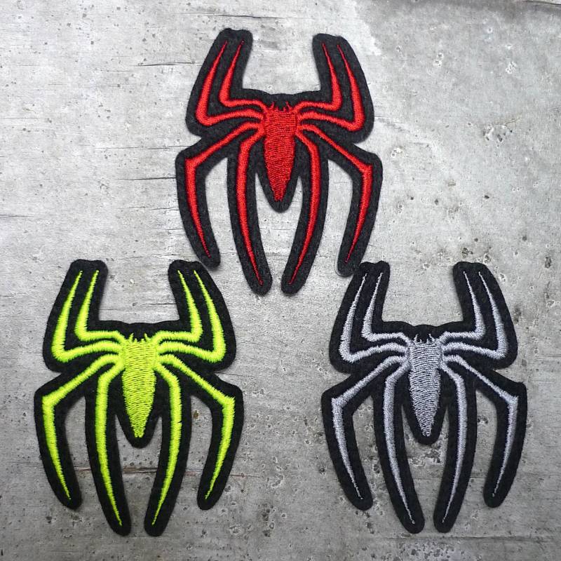 Spinne Aufnäher/Applikation 4 Größen Farbauswahl Einschulung Schultüte von byKikkine