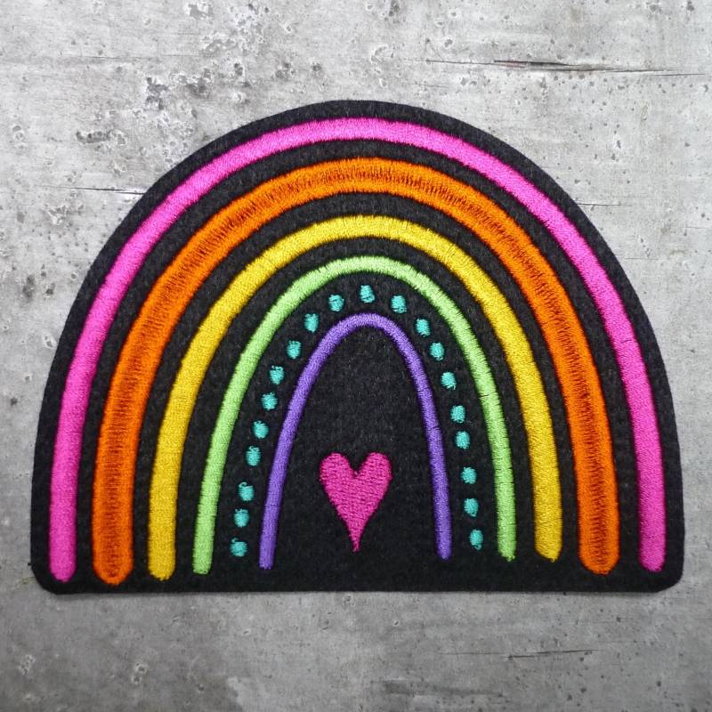 xl Regenbogen Aufnäher/Applikation Farbauswahl Einschulung Schultüte xl Regenbogen Aufnäher/Applikation Farbauswahl Einschulung Schultüte von byKikkine
