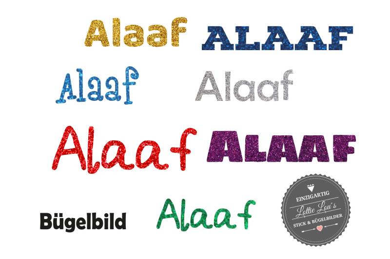 Alaaf Bügelbild Karneval in Flex Flock Glitzer Effekt Alaaf Bügelbild Karneval in Flex Flock Glitzer Effekt von byLottieLou