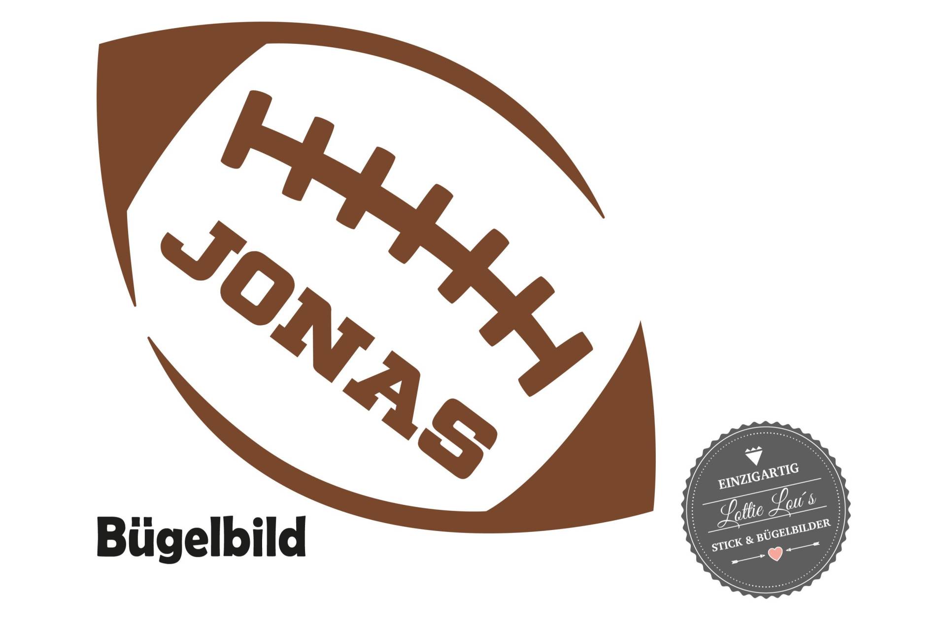 Bügelbild Diy Football Nfl Superbowl Sport Name Glitzer Flock Effekt Heat Transfer Aufbügler Iron On Personal von byLottieLou