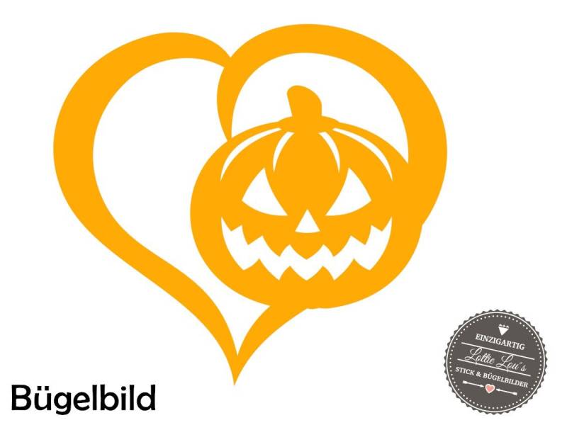 Bügelbild Diy Halloween Jack-O-Lantern Kürbis Iron On Aufbügler Glitzer Flock Effekt Flex von byLottieLou