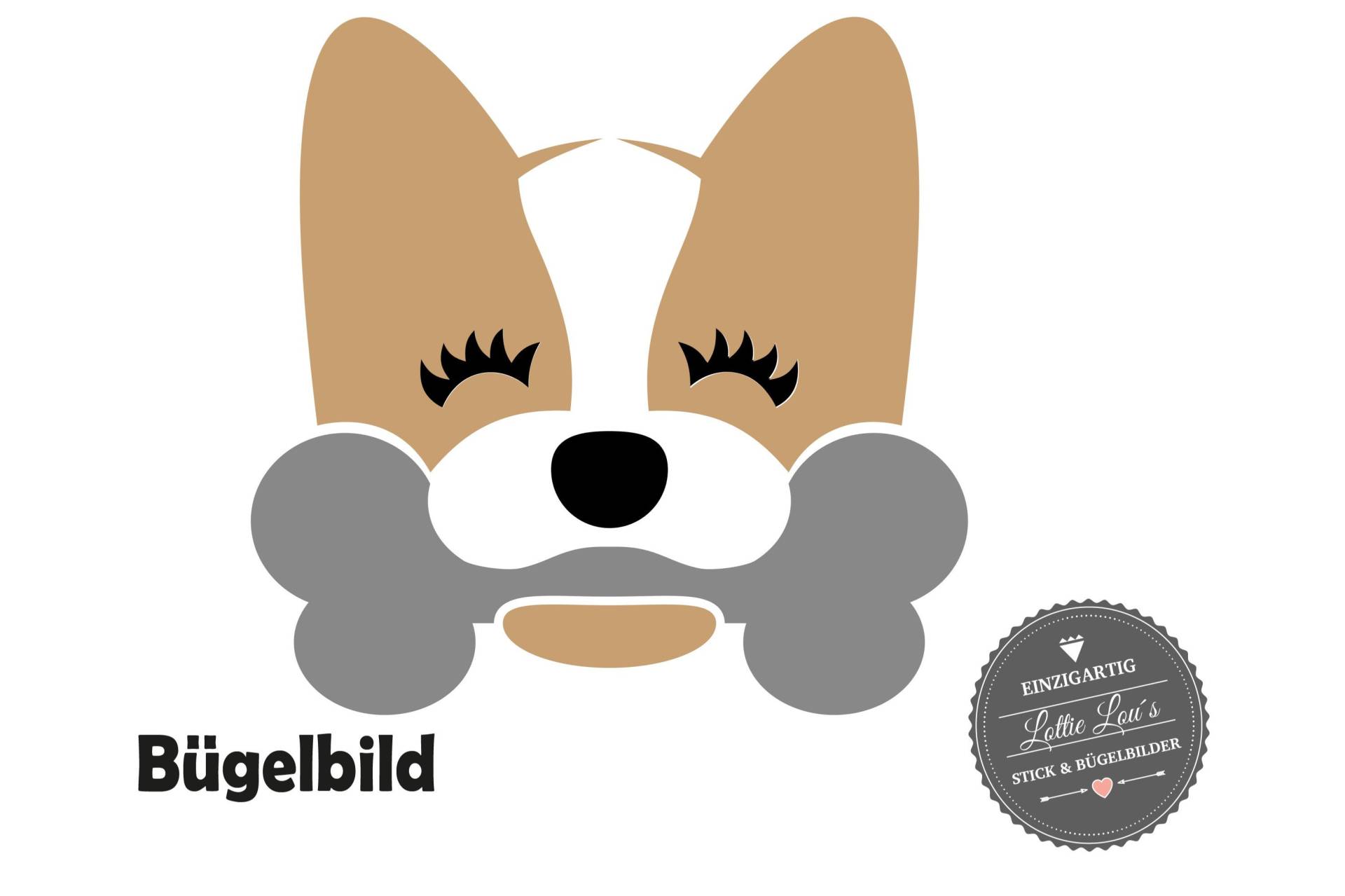 Bügelbild I Love Dogs Hunde Knochen Auch Mit Wunschname in Flex, Flock, Glitzer, Effekt Bügelbild I Love Dogs Hunde Knochen Auch Mit Wunschname in Flex, Flock, Glitzer, Effekt von byLottieLou