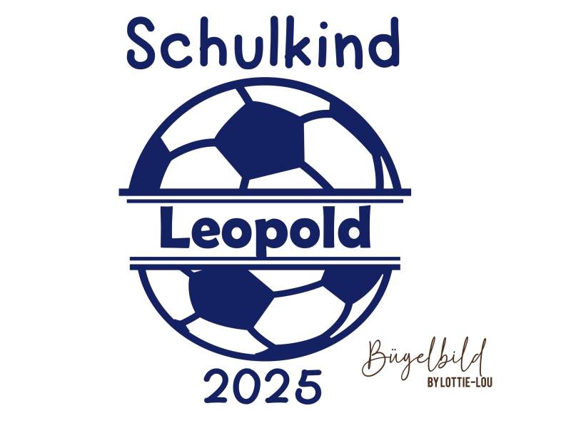 Bügelbild Schulkind 2025 Fußball Personalisiert | Aufbügler Einschulung Bügelmotiv Für Shirt, Turnbeutel, Schultüte. Geschenk Bügelbild Schulkind 2025 Fußball Personalisiert | Aufbügler Einschulung Bügelmotiv Für Shirt, Turnbeutel, Schultüte. Geschenk von byLottieLou