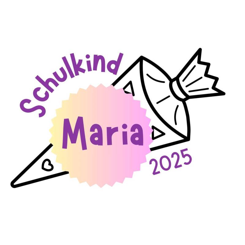Bügelbild Schulkind 2025 Schultüte Personalisiert Aufbügler Einschulung | Bügelmotiv Shirt Turnbeutel Geschenk Glitzer Flock Effekt Bügelbild Schulkind 2025 Schultüte Personalisiert Aufbügler Einschulung | Bügelmotiv Shirt Turnbeutel Geschenk Glitzer Flock Effekt von byLottieLou