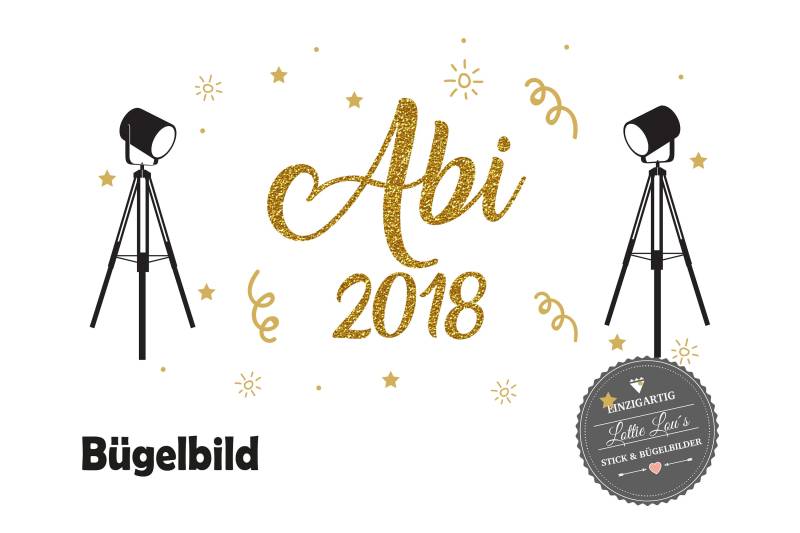 Iron On Bügelbild Abi Abitur 2018 Abschluss Flex Glitzer Iron On Bügelbild Abi Abitur 2018 Abschluss Flex Glitzer von byLottieLou