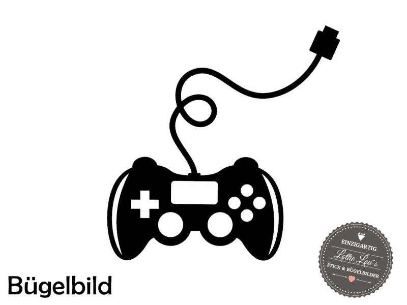 Iron On Bügelbild Controller Spielkonsole Wunschgröße Iron On Bügelbild Controller Spielkonsole Wunschgröße von byLottieLou