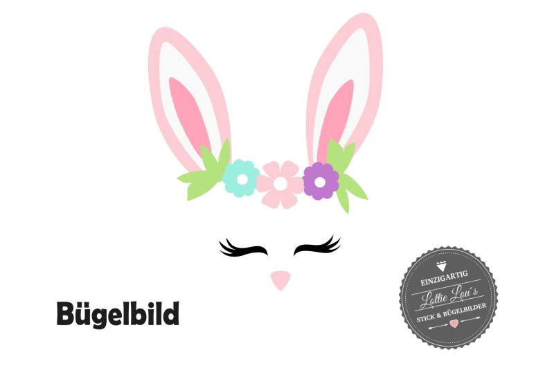 Iron On Bügelbild Hase Bunny Ostern Xxl Iron On Bügelbild Hase Bunny Ostern Xxl von byLottieLou