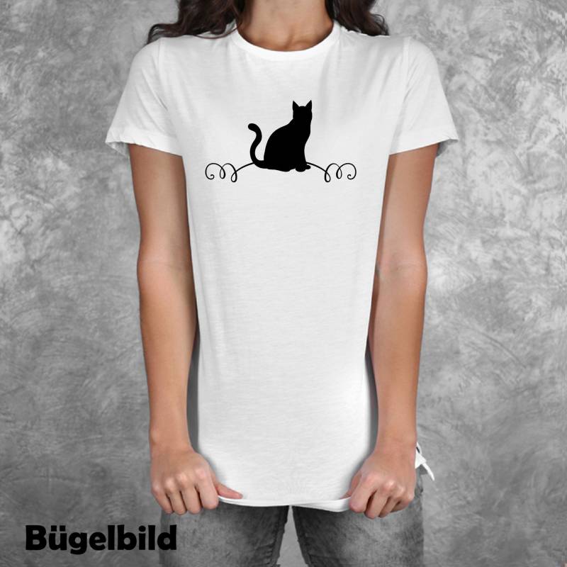 Iron On Bügelbild Katze Cat Iron On Bügelbild Katze Cat von byLottieLou