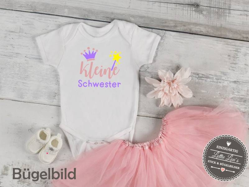 Iron On Bügelbild Kleine Schwester Fee von byLottieLou