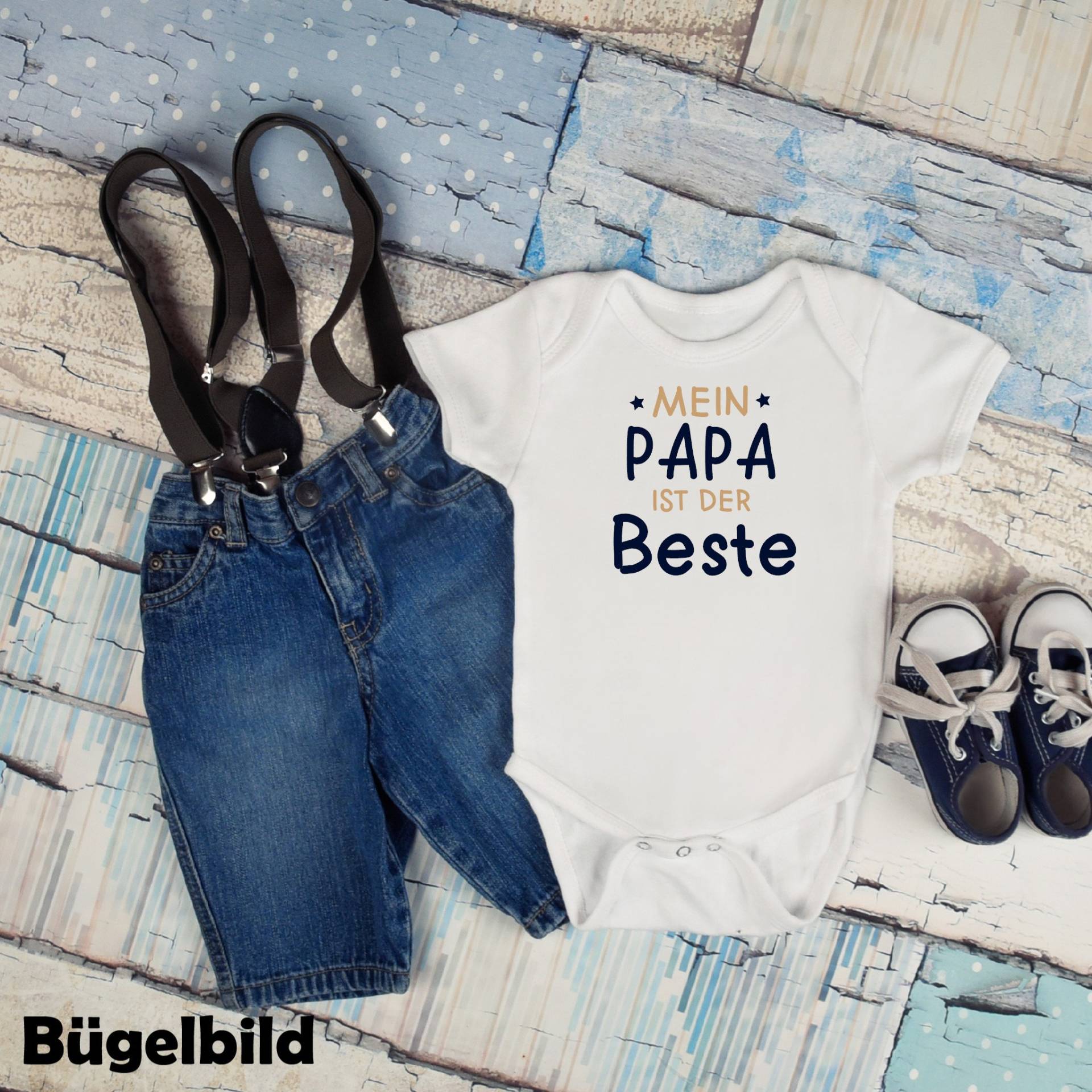 Iron On Bügelbild Papa Ist Der Beste " Iron On Bügelbild Papa Ist Der Beste " von byLottieLou