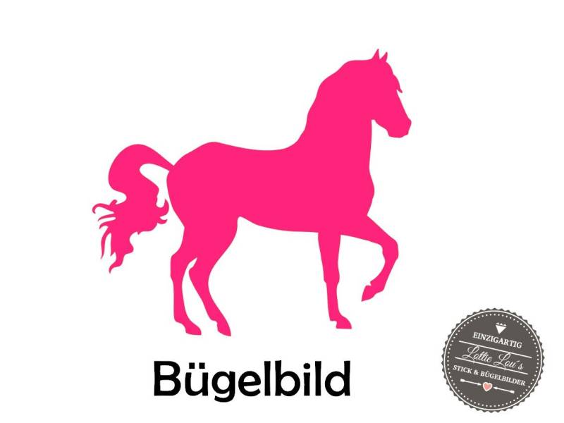 Iron On Bügelbild Pferd Horse von byLottieLou