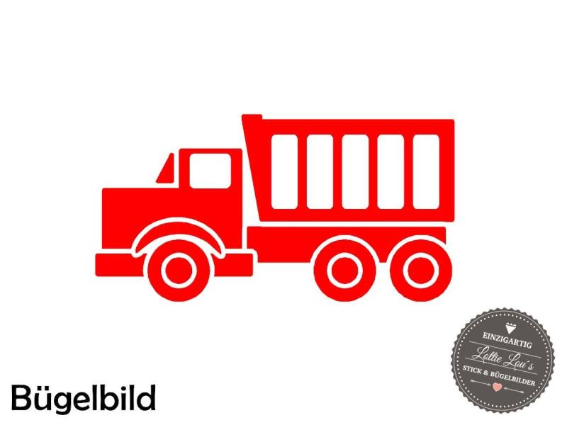 Iron On Bügelbild Truck Laster Lastwagen Wunschgröße Iron On Bügelbild Truck Laster Lastwagen Wunschgröße von byLottieLou