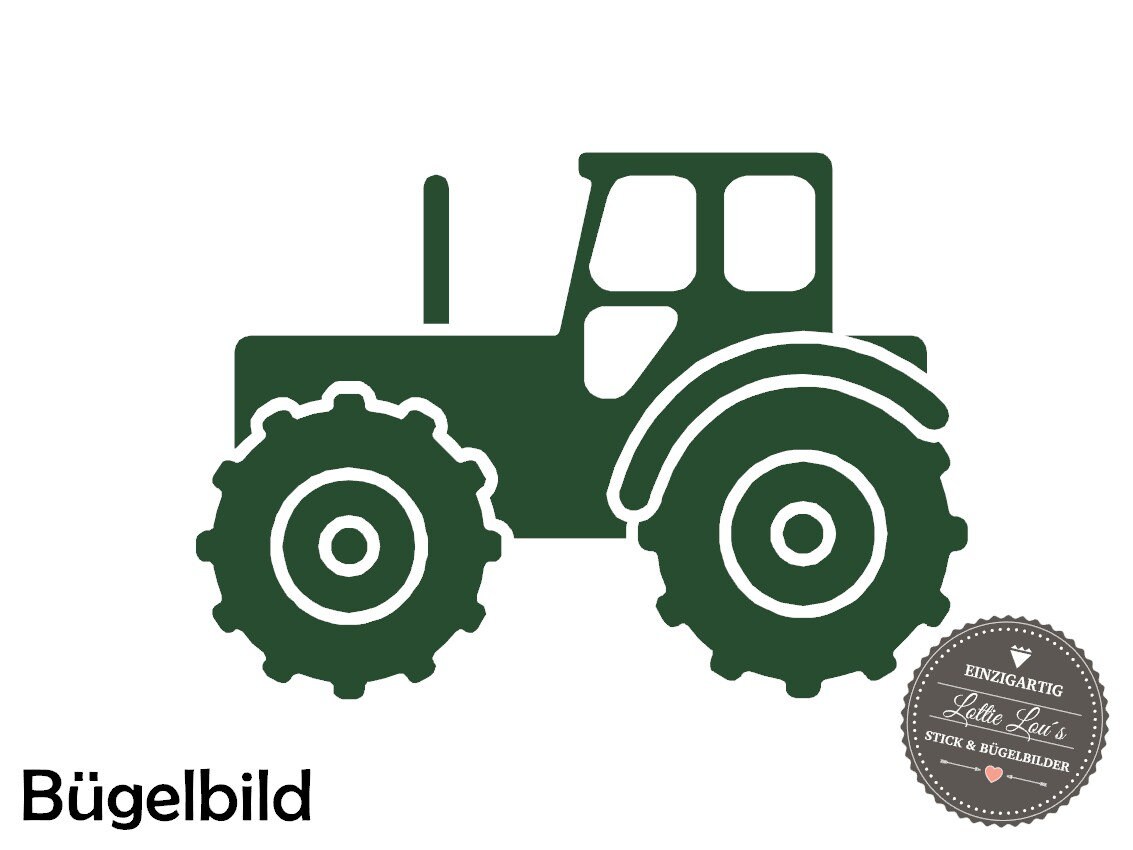 Iron On Bügelbild Truck Laster Traktor Trekker Wunschgröße Iron On Bügelbild Truck Laster Traktor Trekker Wunschgröße von byLottieLou